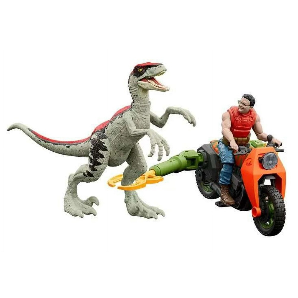 Mattel Jurassic‎ Park '93 Classic Dennis Nedry Track & Chase Pack - Ages 4 - NEW - Picture 2 of 8